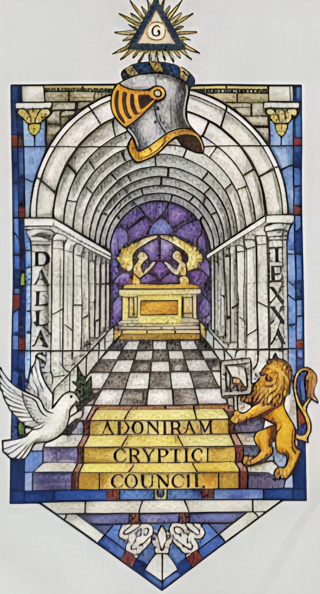 Adoniram Cryptic Council emblem